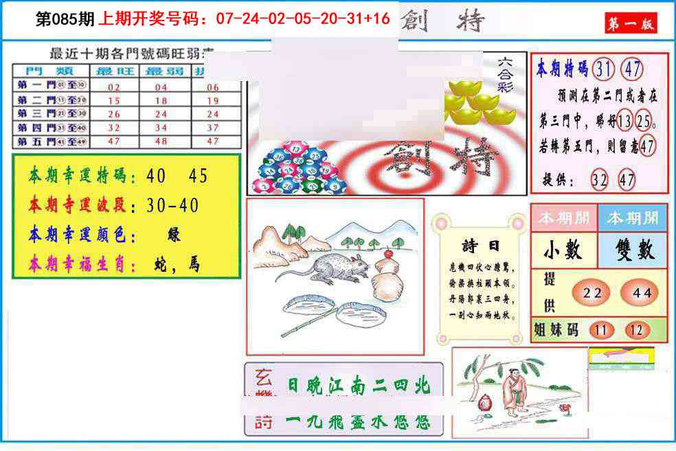 085期九龍创特A(推荐)[图]